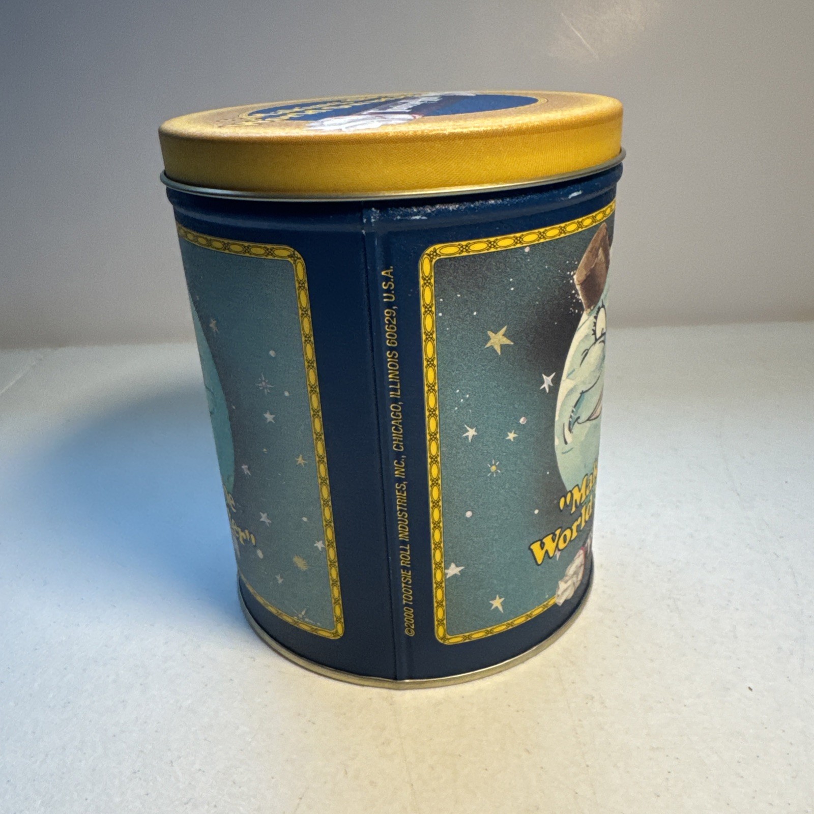Vintage Tootsie Roll Limited Edition Tin from 2000; “Making The World Sweeter”