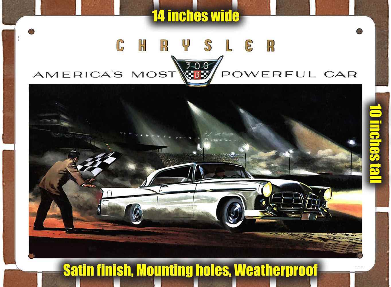 Metal Sign – 1956 Chrysler 300 – 10×14 inches