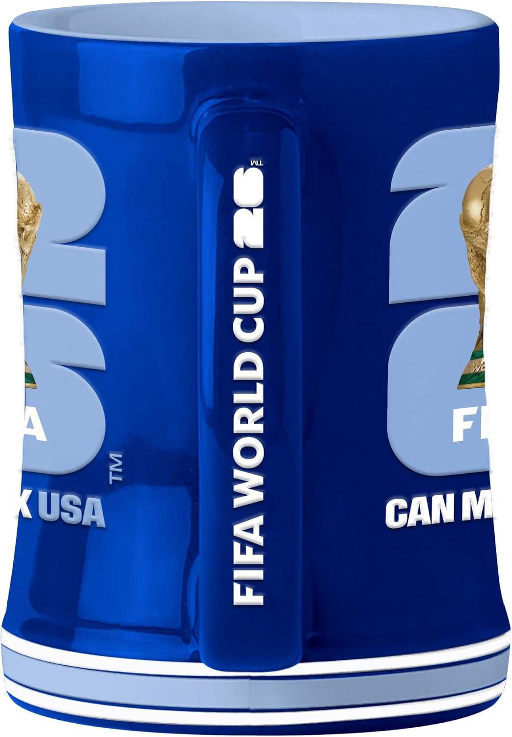 Soccer FIFA World Cup 2026 14Oz Sculpted Relief Mug – Bold Ceramic Coffee Cup wi