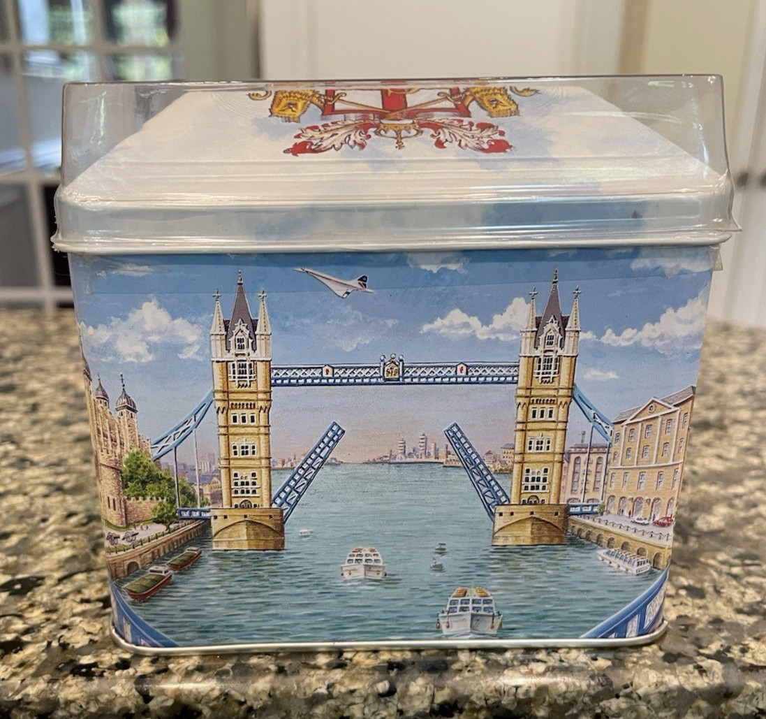 Churchill’s of London Tower Bridge Tin Candy Toffee Confectionery New Sealed