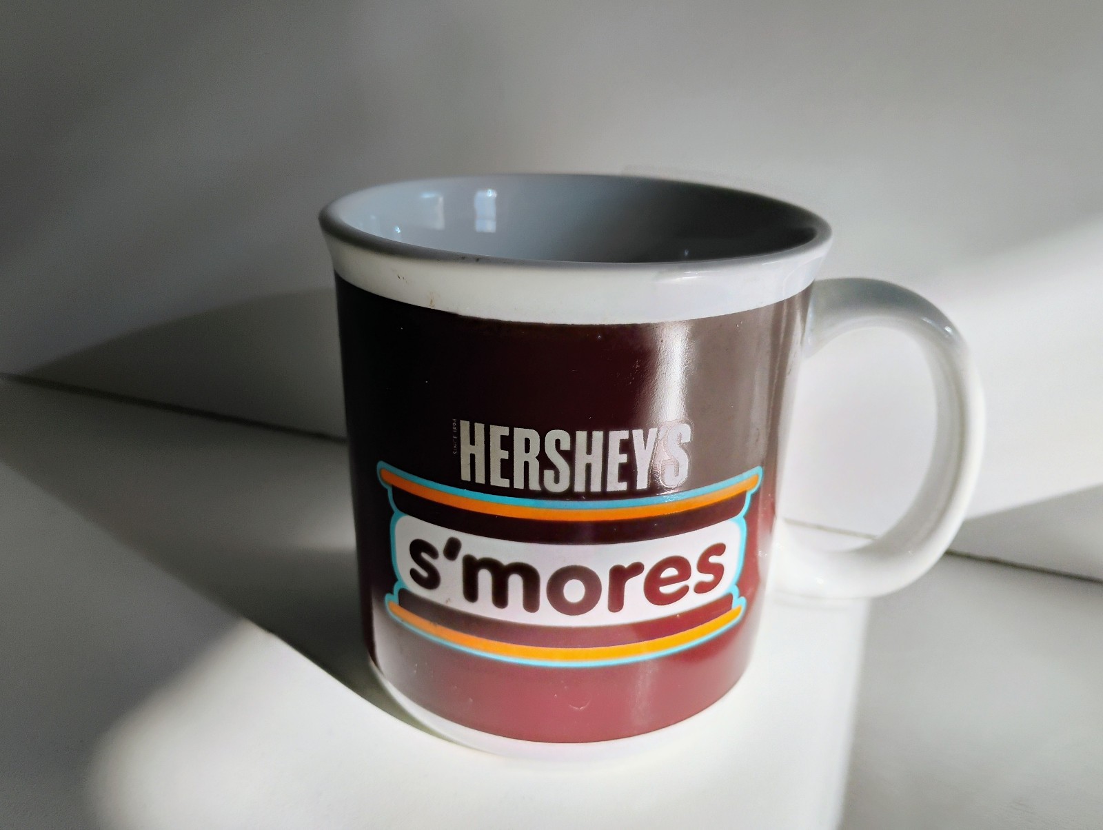 Hershey’s S’mores Coffee Mug Ceramic Cup Brown White Galerie Dishwasher Safe