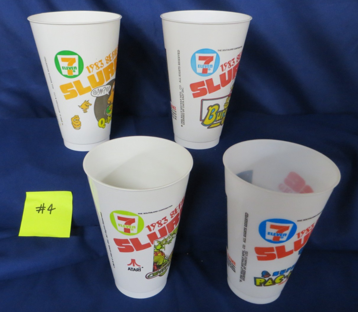 7-11 7 Eleven 1983 Series Slurpee Video Cup – Lot #4