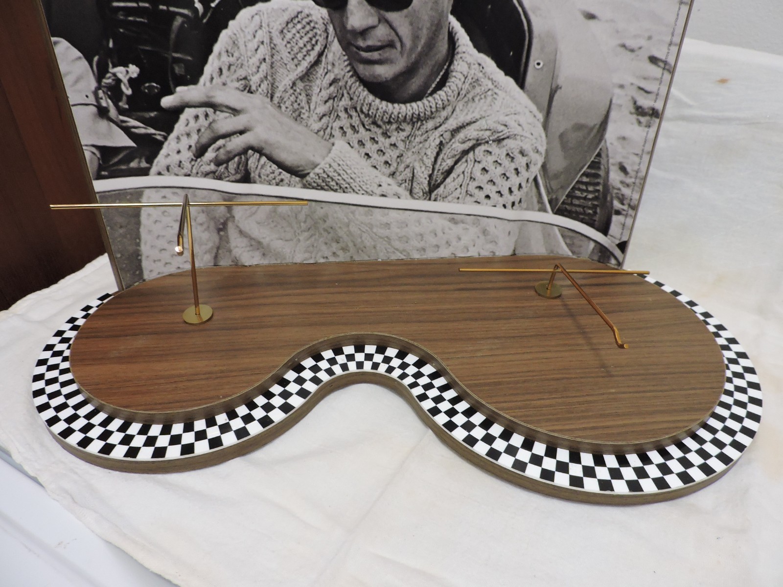 RARE Steve McQueen Persol Sunglasses Counter Display RARE Italy 2023