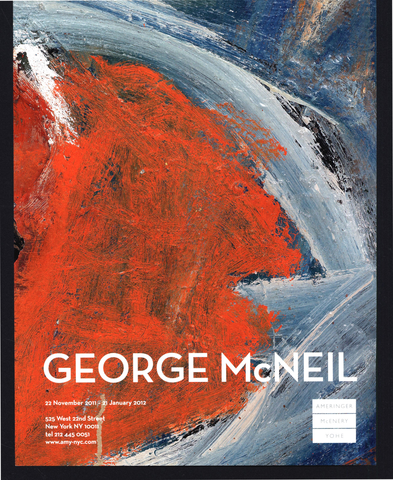 2011 GEORGE MCNEIL AMERICAN MCENERY YOHE NYC PRINT AD
