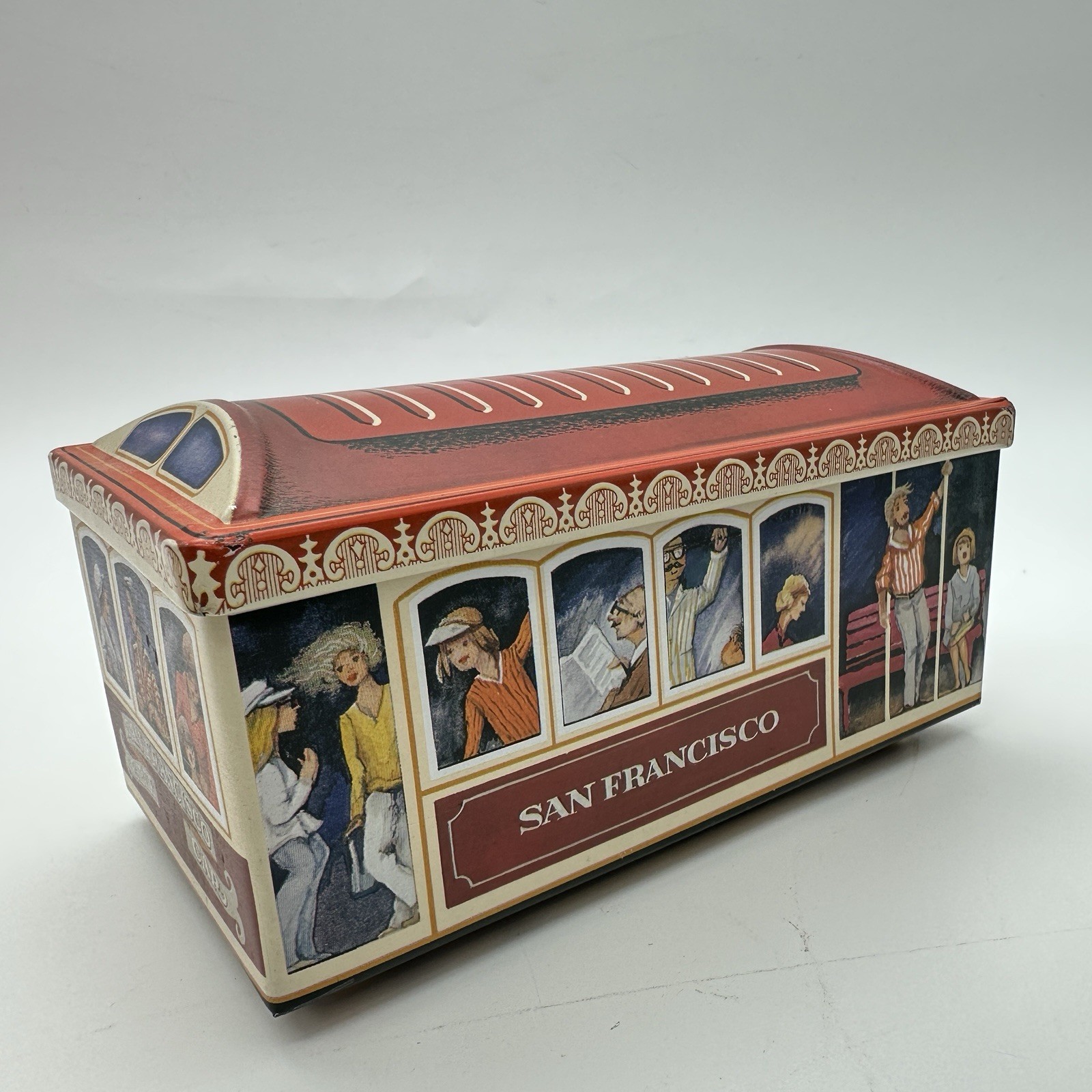 Vintage Collector San Francisco Cable Car Tin Western Germany