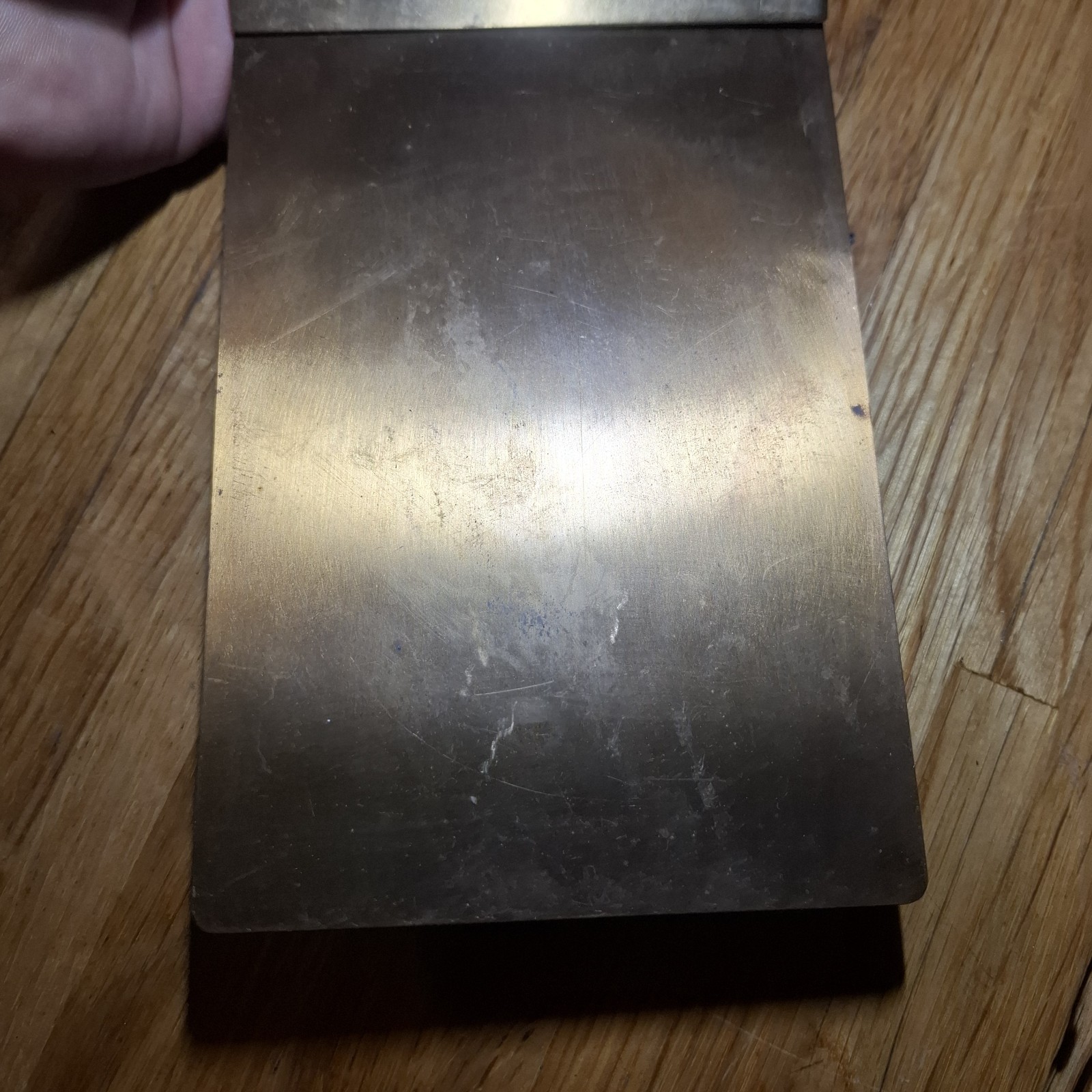 Very rare Vintage Solid Brass coca-Cola Advertising Paper Clipboard