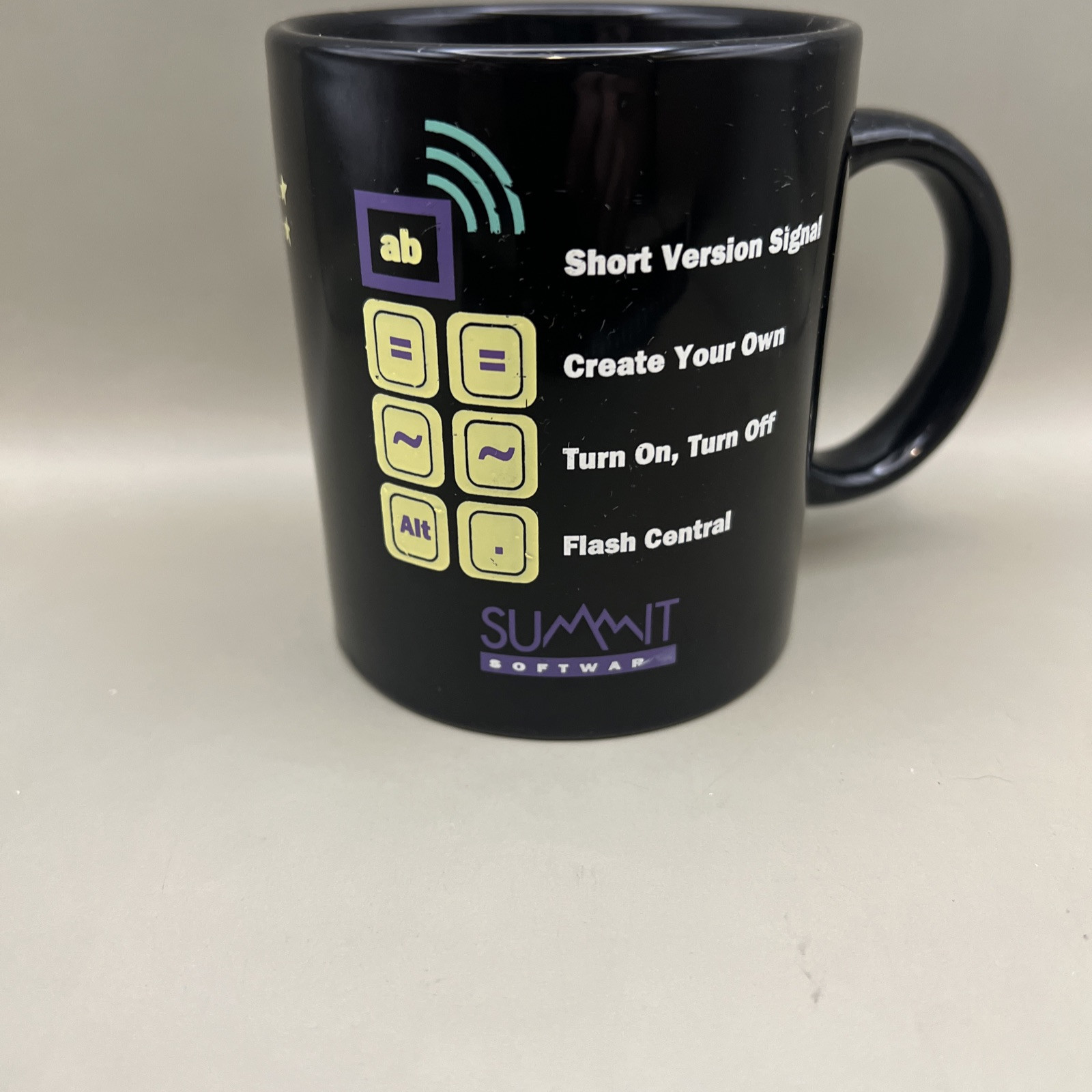 Vintage Computer Coffee Mug Flash Word Software Tech Computer IT Coffee Cup