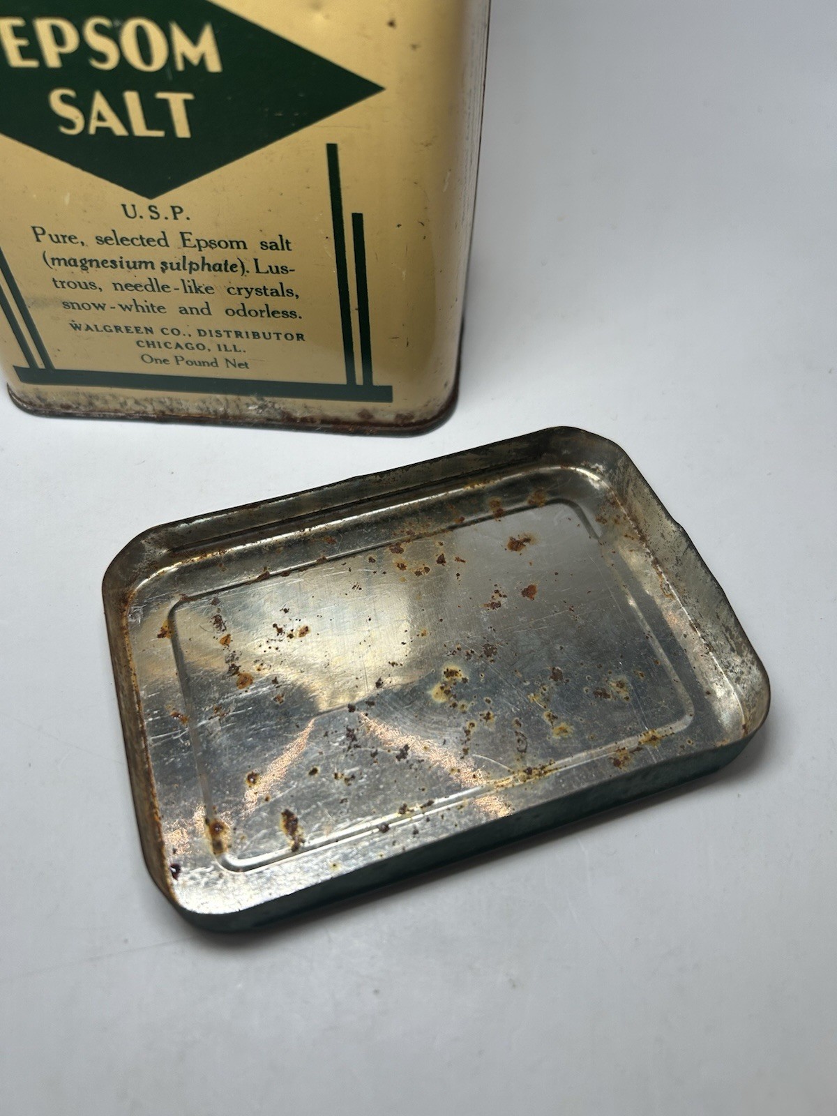 Vintage Epsom Salt Tin – Chicago, Illinois