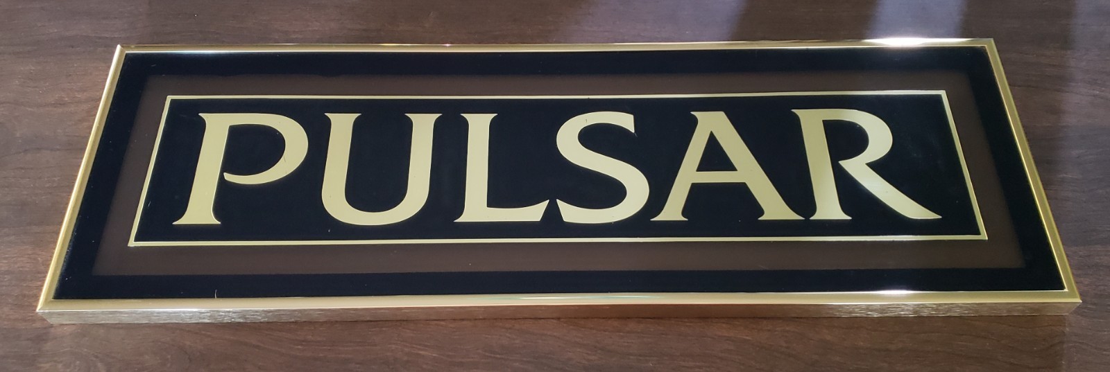 Vintage Pulsar Watch Sign Store Display Jewelry Store Advertising Sign Watches