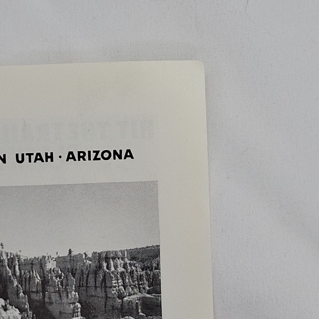 Print Ad Bryce Canyon National Park Union Pacific Railroad 1949 Vintage 6.75×10