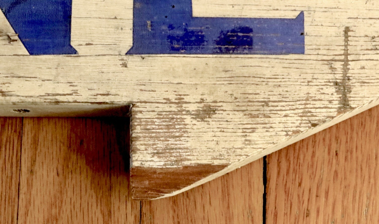 Vintage Hand Made 4′ Wood Arrow Sign Says “Telephone” / 2 Sided / Ready to Hang