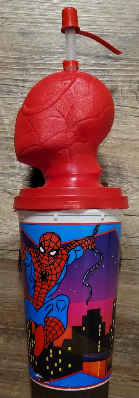 1995 USED Steer’s Spider-Man Kid’s Cup, South Africa Based Restaurant, RARE