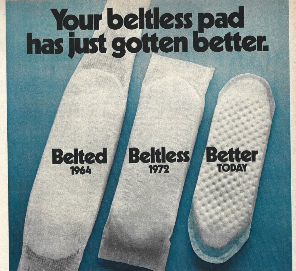 New Freedom Maxi Pads Print Ad, New Freedom Magazine Ad, Feminine Hygiene Ad