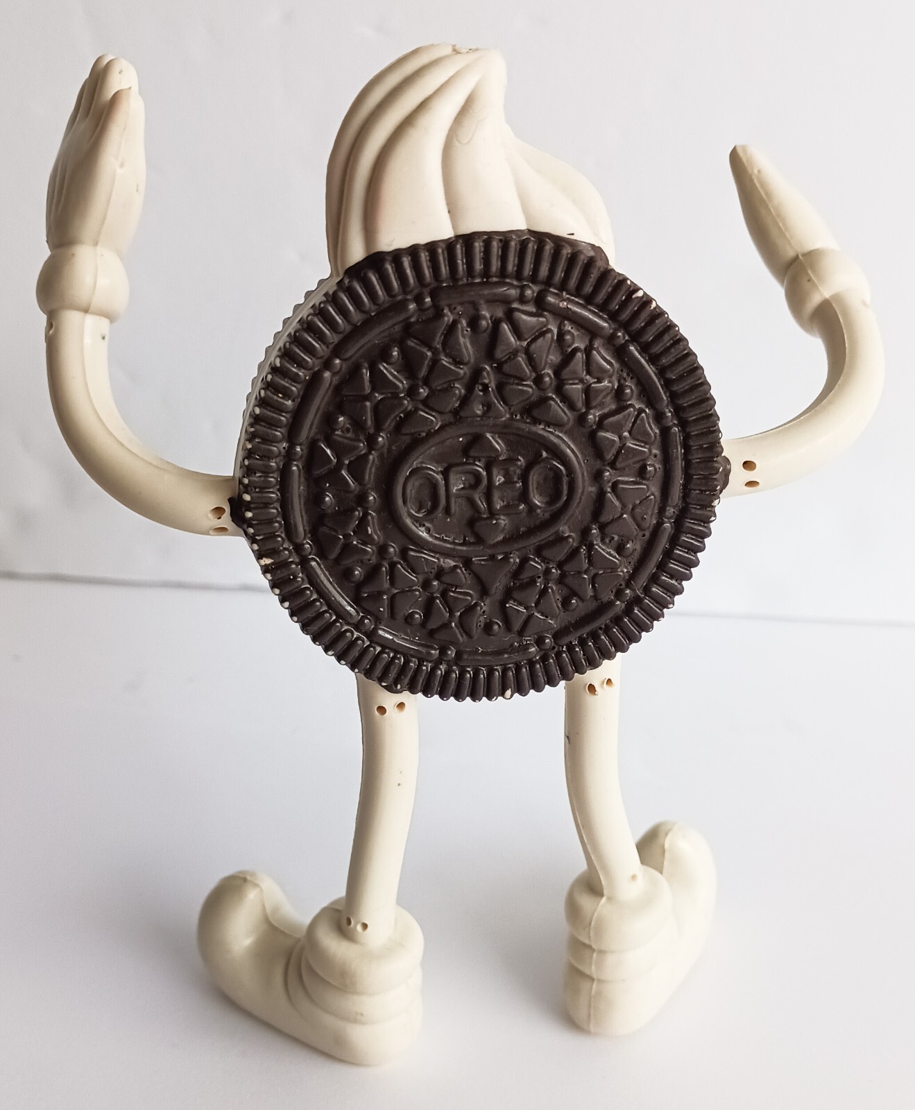 Nabisco Oreo Cookie Bendable Man 4.5″ Bendy Figure with Arms and Legs Vintage