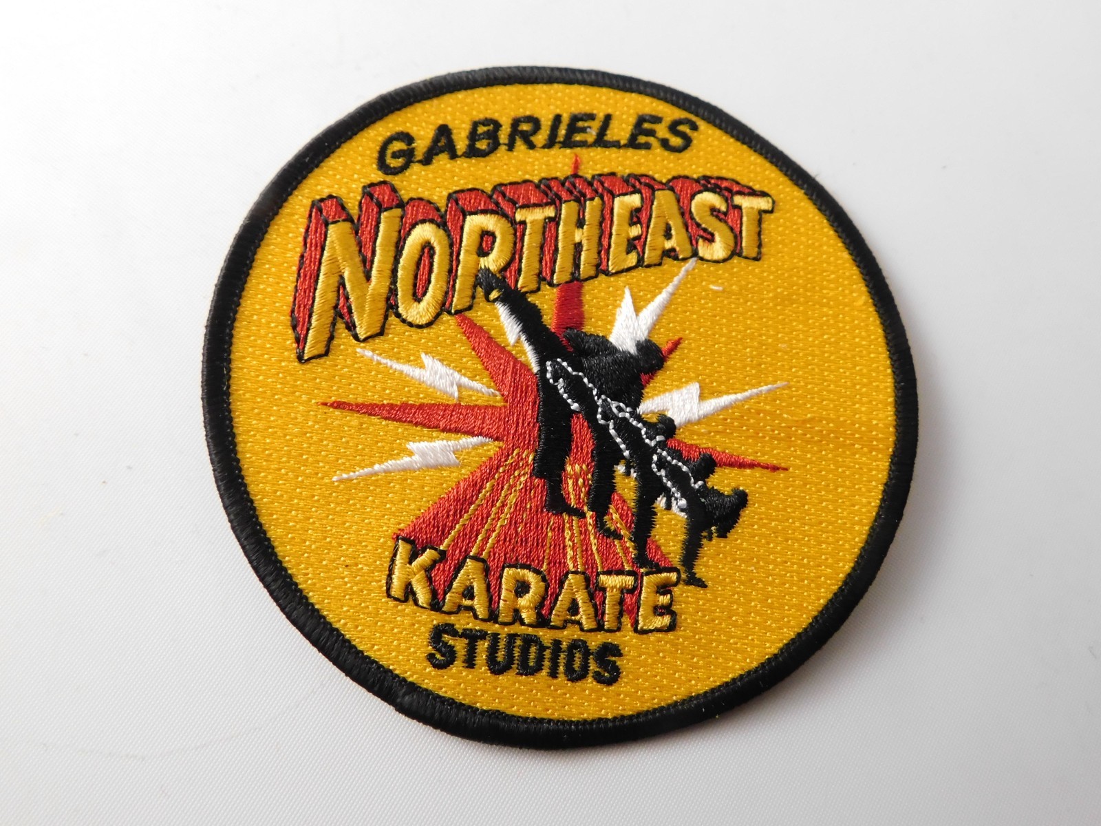 GABRIELES NORTHEAST KARATE STUDIOS PATCH MARTIAL ARTS TRAINING ADVERTISING