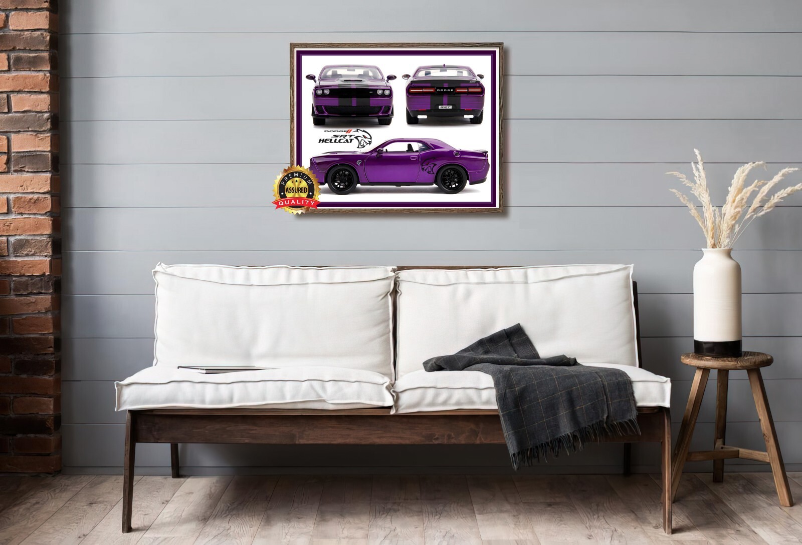 2015 Dodge Challenger Hellcat SRT – American Muscle – Metal Sign 11 x 14