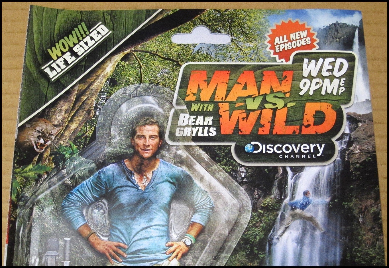 2010 Bear Grylls Man vs. Wild Discovery Channel Print Ad Advertisement Vintage