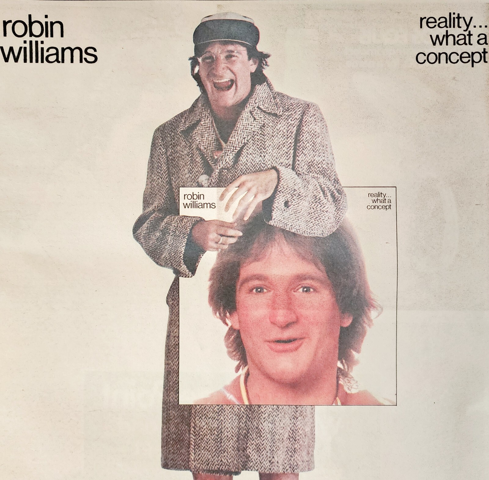 Robin Williams Debut Comedy Album 1979 Advertisement Reality Vintage DWJJ1