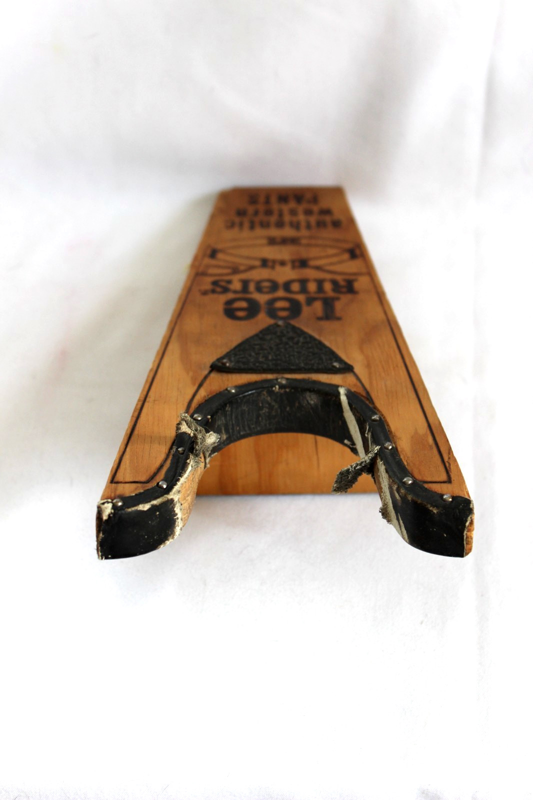 VTG LEE RIDERS AUTHENTIC WESTERN PANTS Advertising Boot Jack Sign Store Display