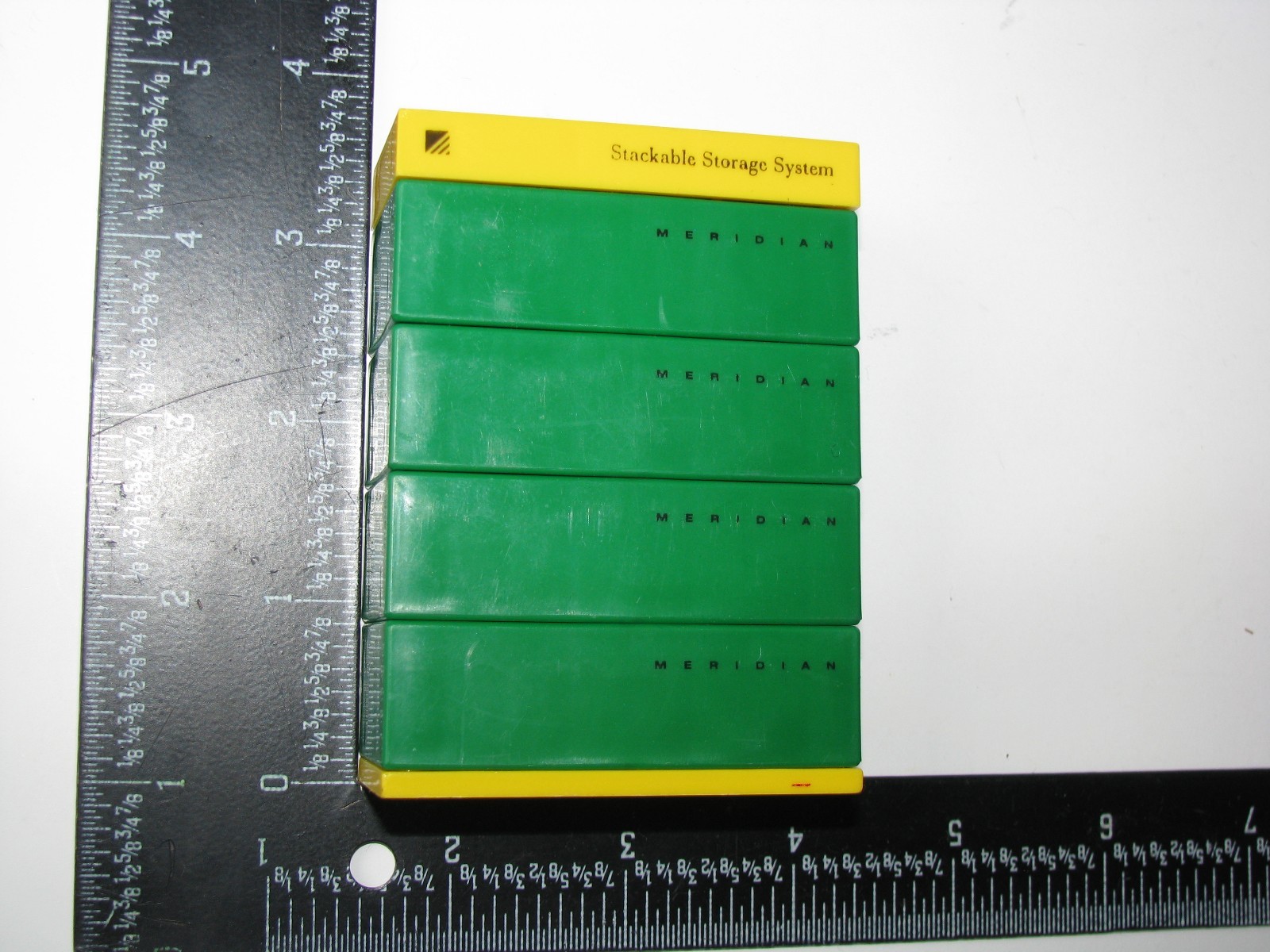 Vtg Old PRE Herman Miller MERIDIAN Stackable Storage Promo Block Model Toy Mini