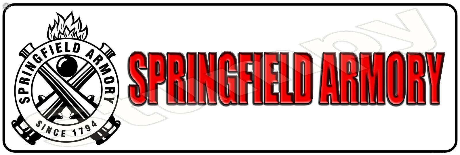 Springfield Armory Metal Sign 6″ x 18″