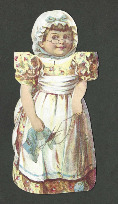 Die Cut Paper Doll Trade Card Washburn Crosby Gold Medal Flour Minneapolis