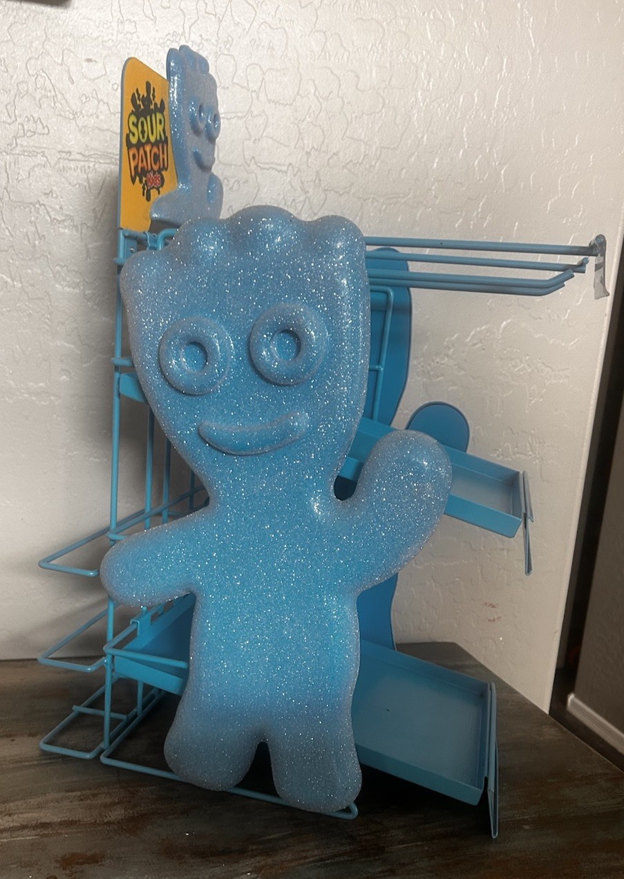 Sour Patch Kids Candy Store Display -Metal Wire Shelf Rack