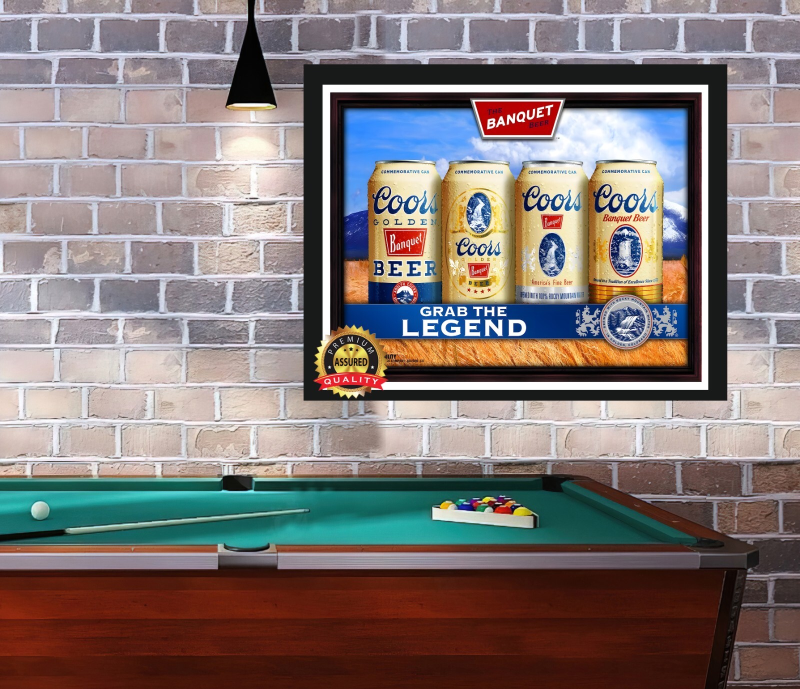 Coors Banquet Beer – Grab The Legend – Metal Sign 11 x 14