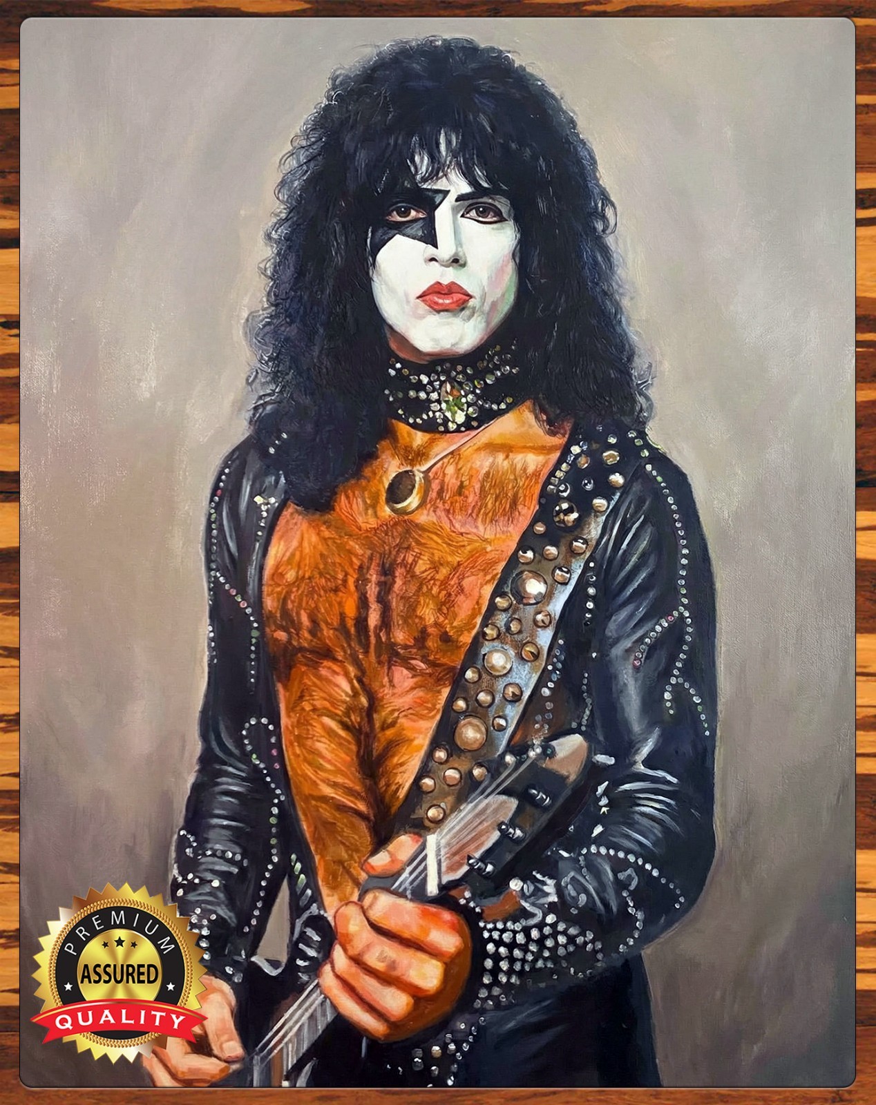 Paul Stanley – KISS – Hand Signed – 11×14 METAL SIGN Collector Tribute Art