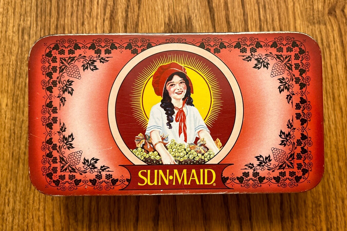 Vintage Sun-Maid Raisins Collector’s Tin 1988