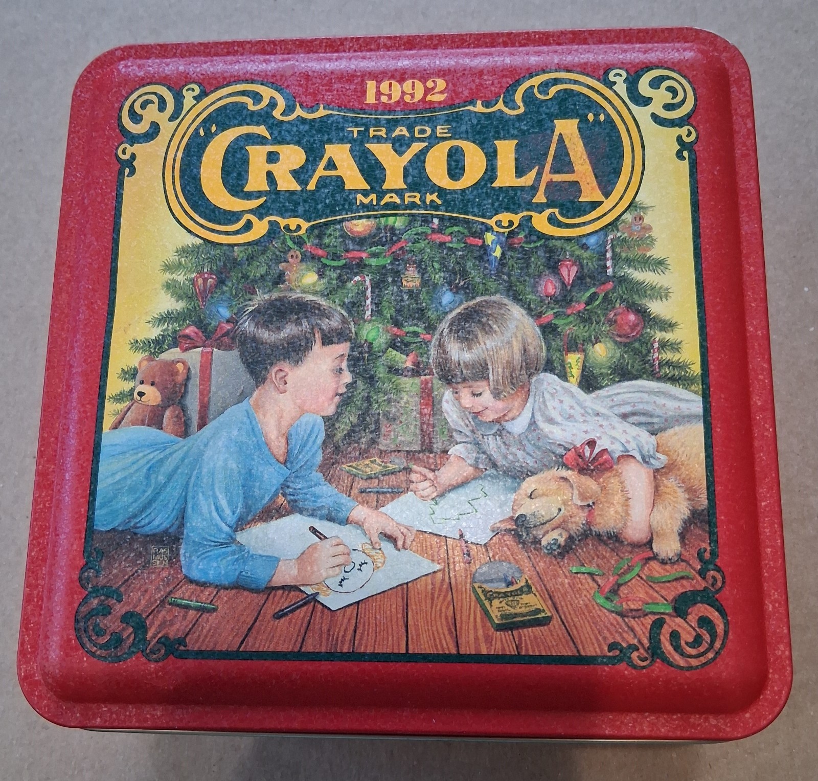 1992 Crayola Collectible Holiday Tin