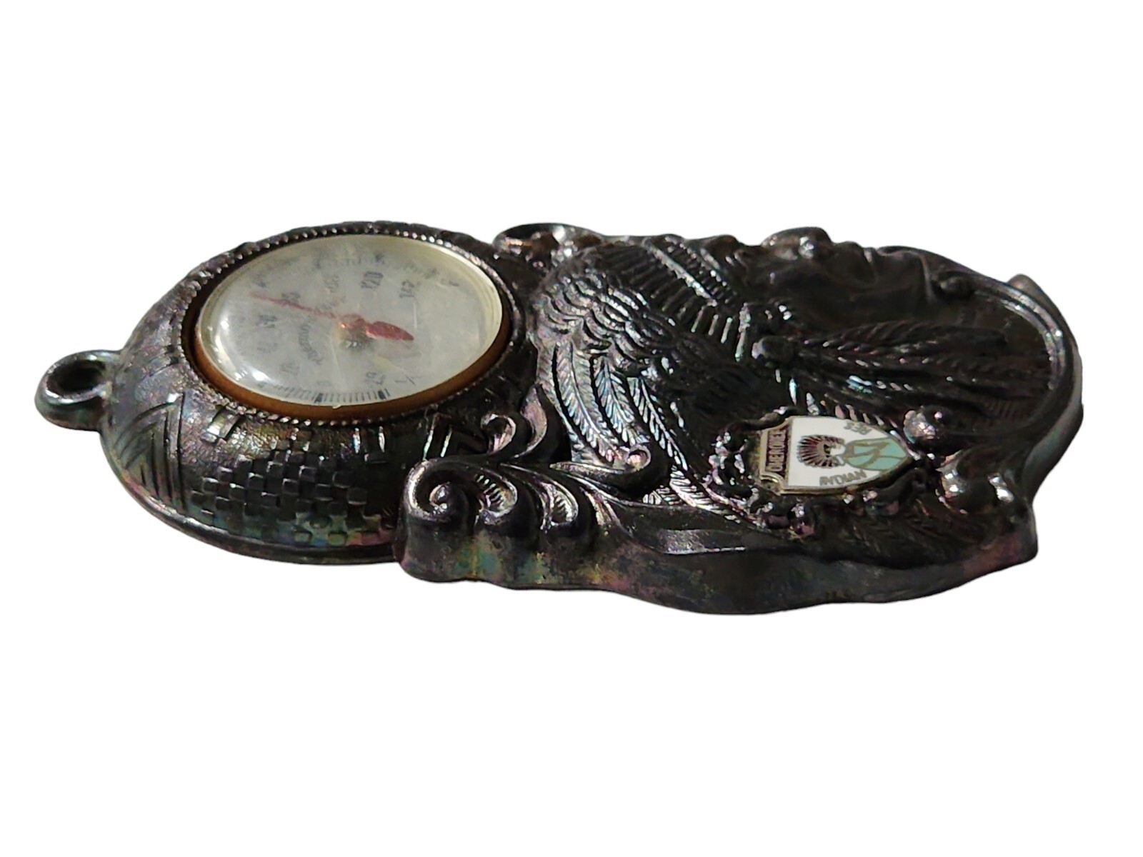 Metal Cherokee Indian Res – Souvenir Thermometer 4.25″ x 2.5″