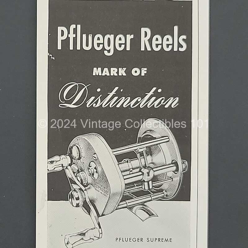 1960 Pflueger Supreme Casting Reels Family Fishing Trip photo art decor print ad