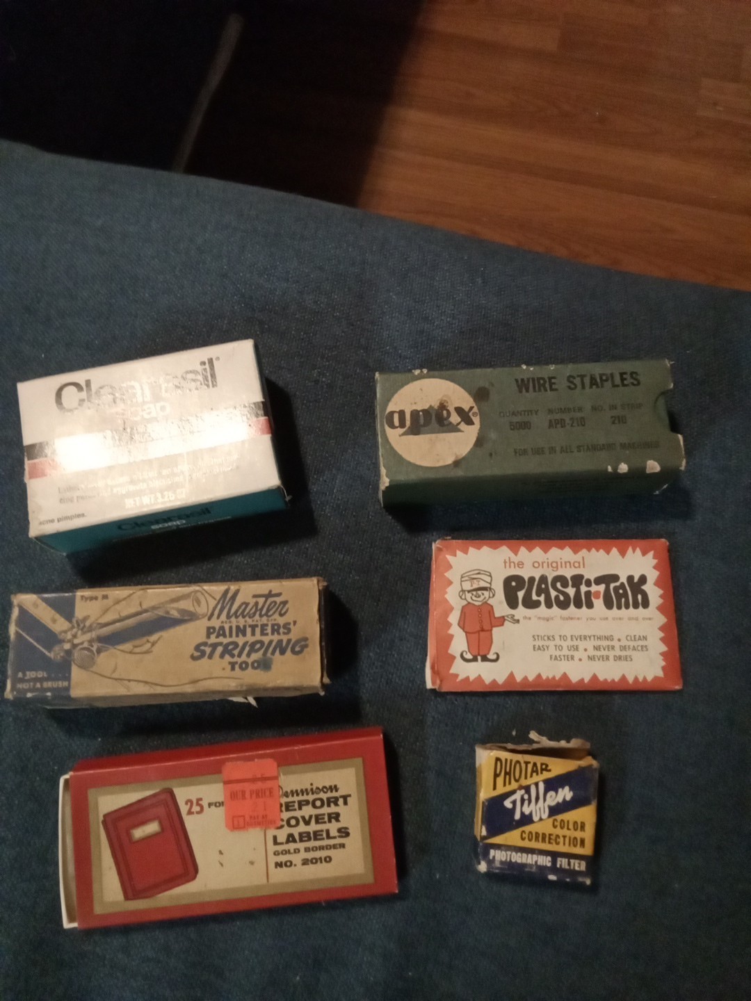 Vintage Lot Of 6 Assorted Advertising Boxes Medicine, Household, Personal Care