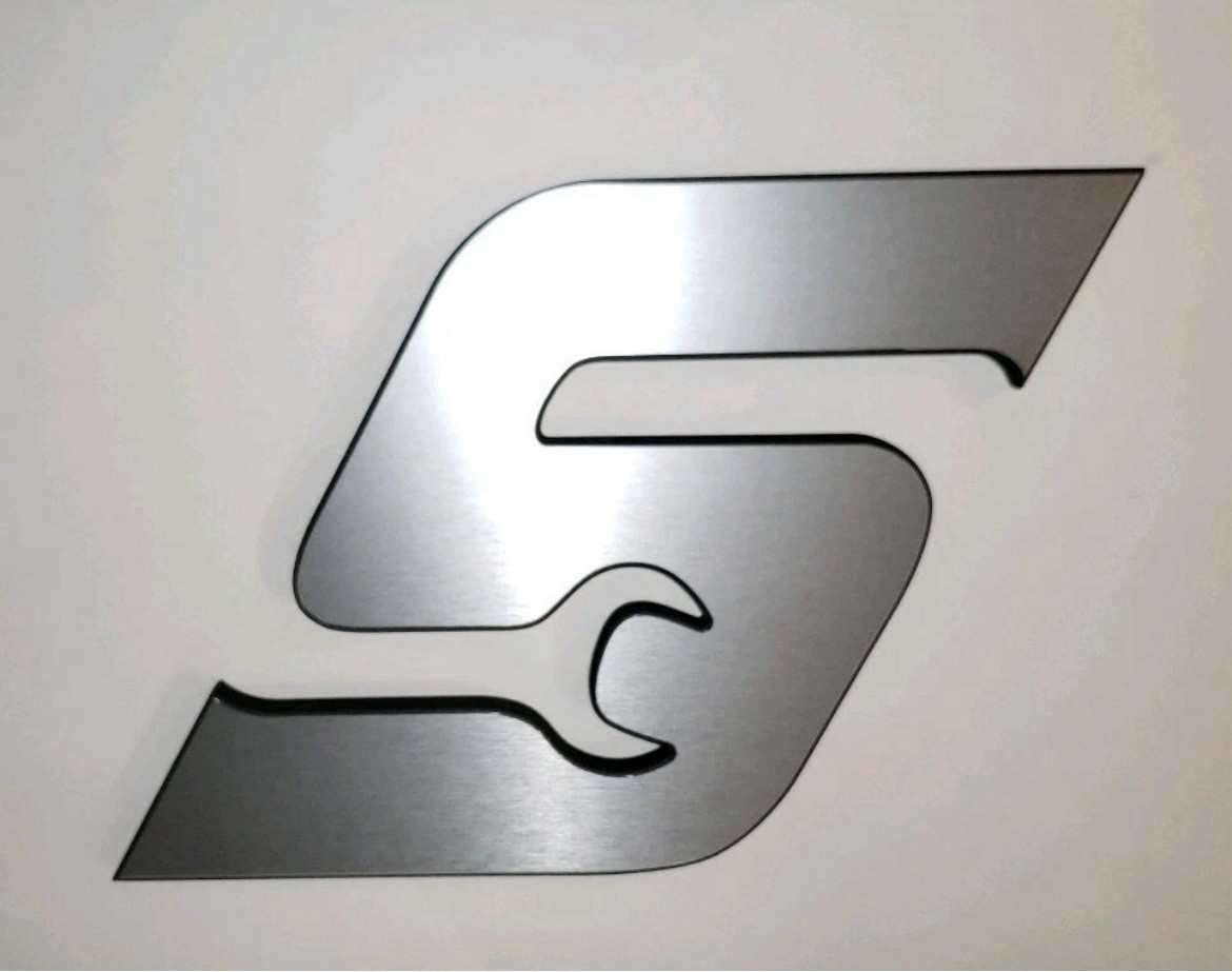 Snap on tools “S” Logo Wall Hanging SILVER 14″ X 20″ NEW !!!!!!