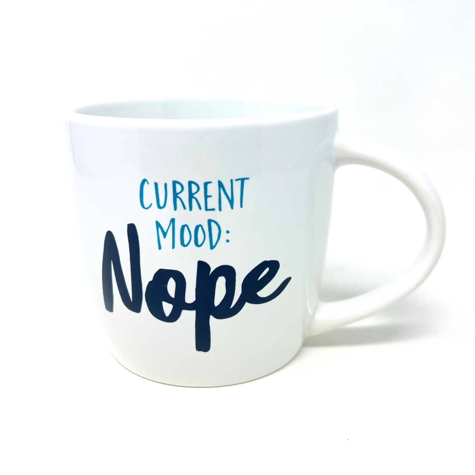 PMI Stoneware Current Mood:Nope Mug 18oz