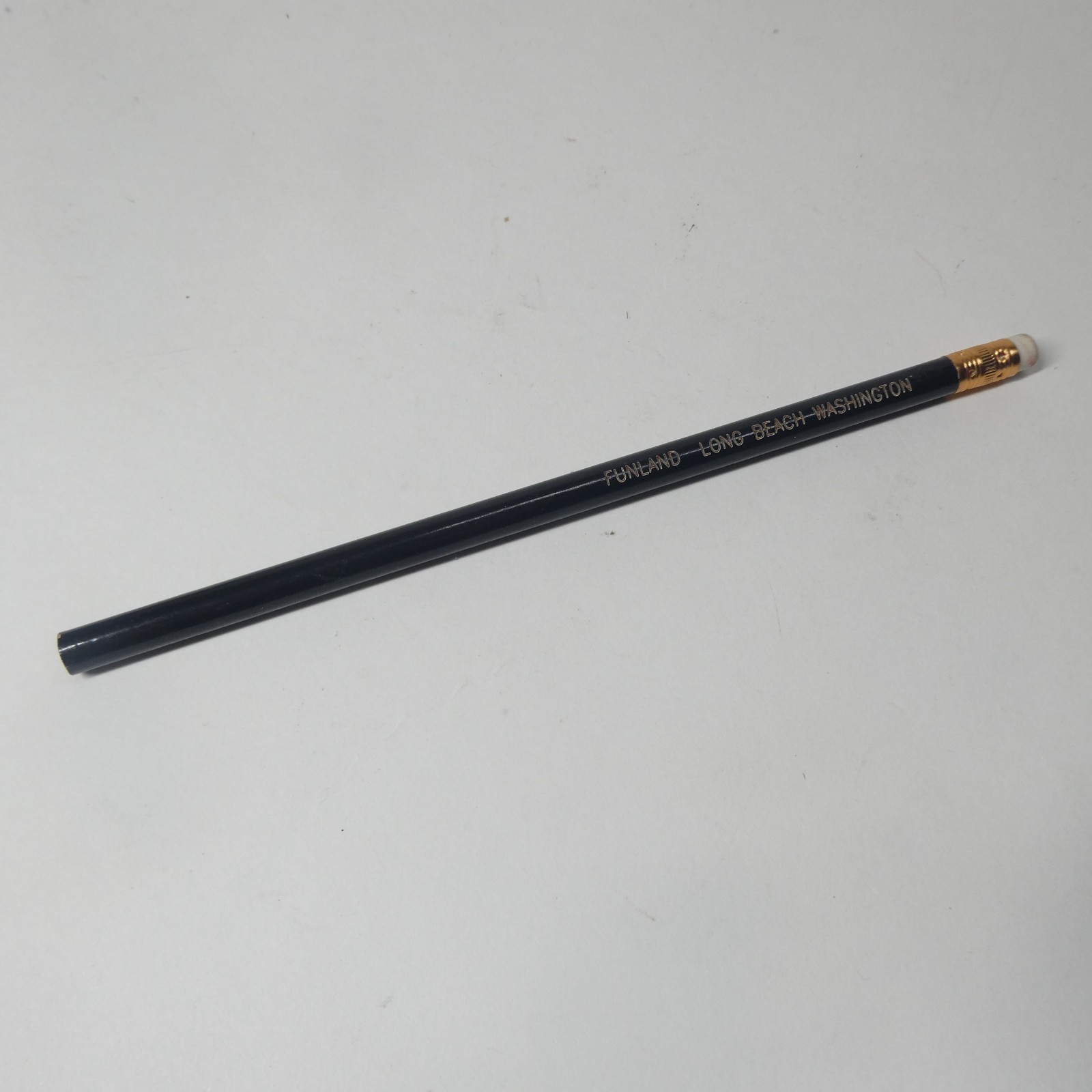 Funland Long Beach WA Arcade Family Fun Center Pencil Vintage Unused