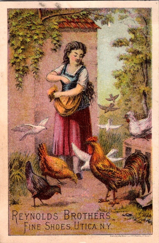 Victorian Trade Card Advertising Ephemera – Reynold’s Brothers Shoes – Chicago