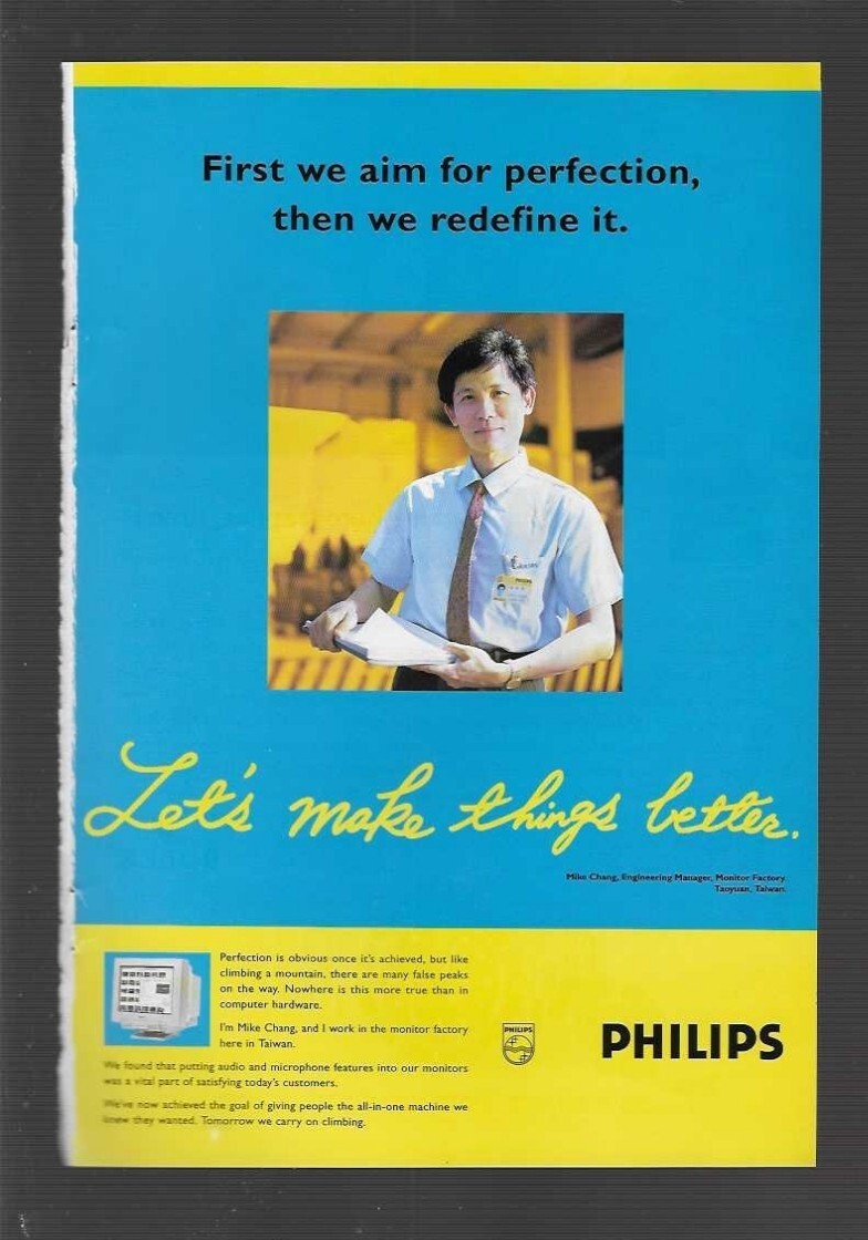Philips Computer Monitors & Rolex Submariner Watch David Doubilet 1995 Print Ads