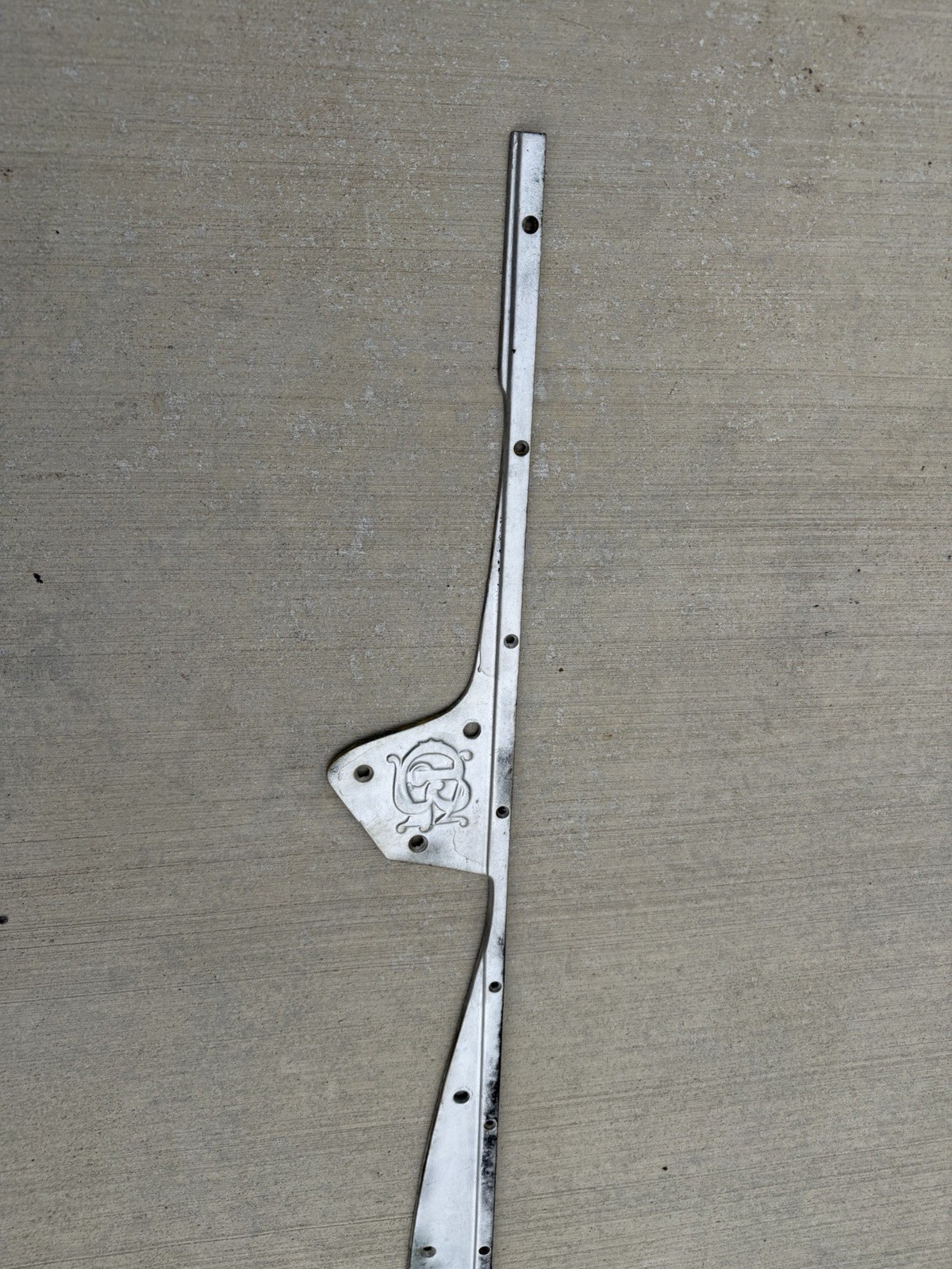 Vintage Bush & Gerts Cast Iron Sign 57.25” Long