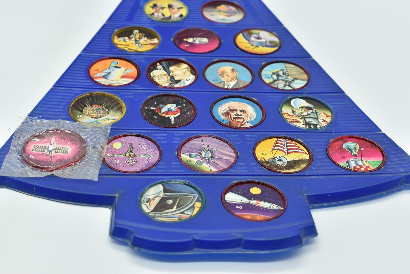 Gordon’s Potato Chips – SPACE MAGIC COINS IN CAPSULES x 3, 1960’s, Complete Set!