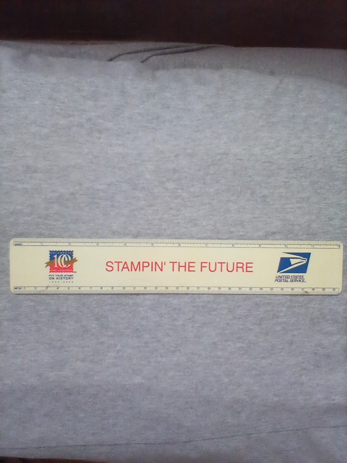USPS 12″ Flexible Plastic Ruler with Presidents Postal 100th Anniversary 2000 L2