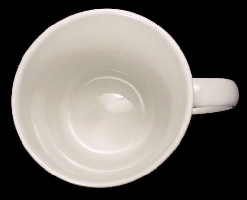 Merit Coffee Mug Cup White Porcelain Vintage Cigarette Tobacco Advertising