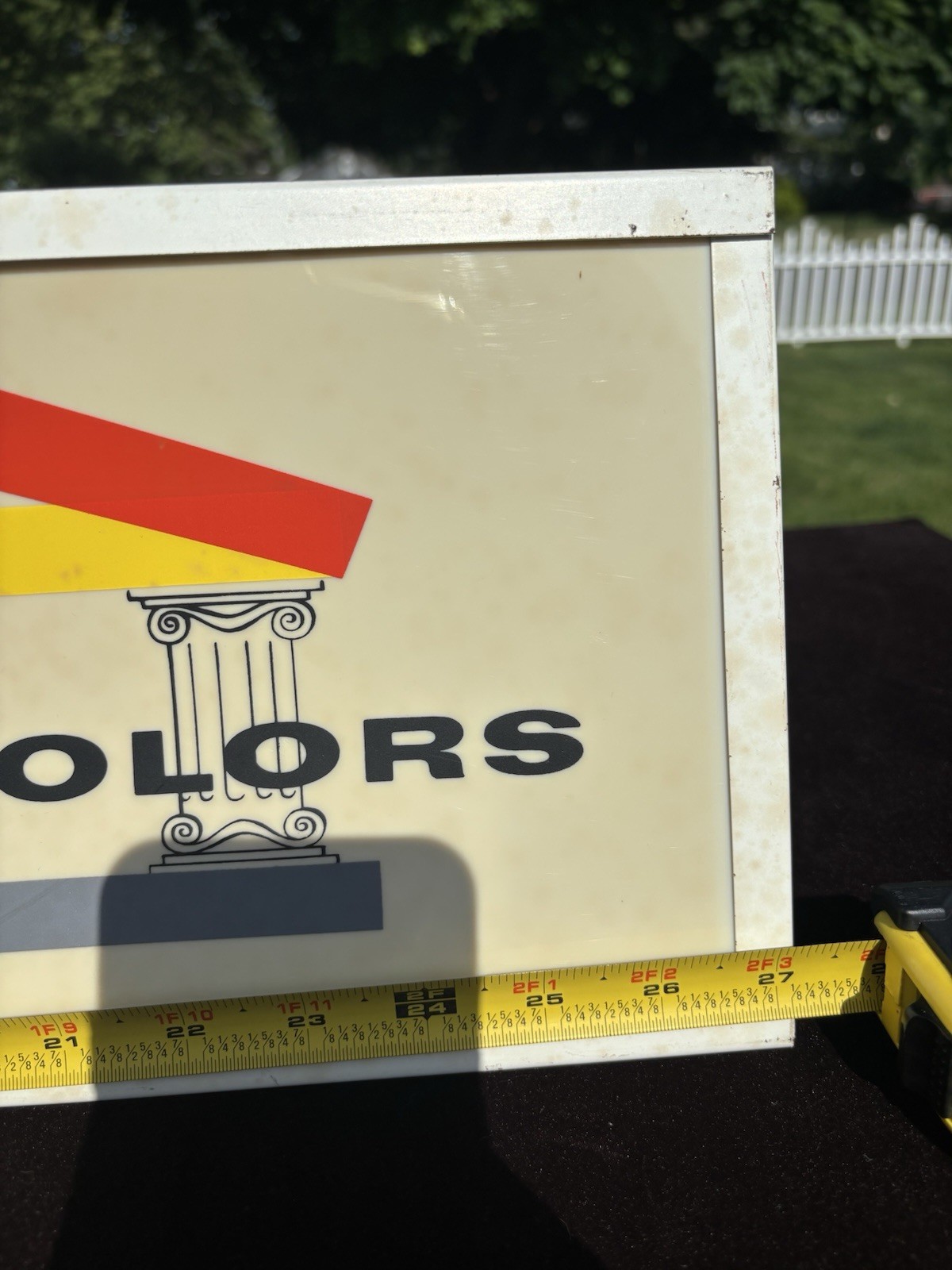 Devoe Paint Advertising Display Sign Library OF Colors *Light Does Not Work RARE