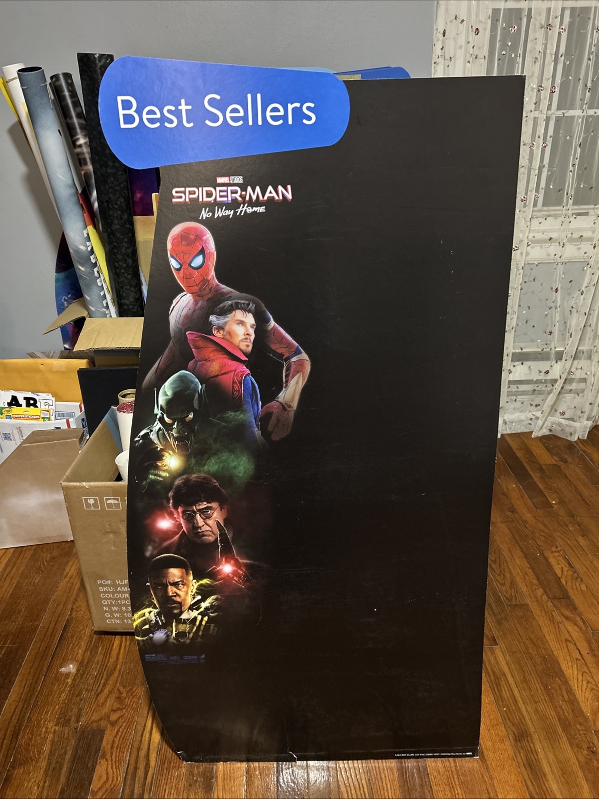 Spider-Man: No Way Home Retail Store Display Promo Isleblade 47in X 24in Rare