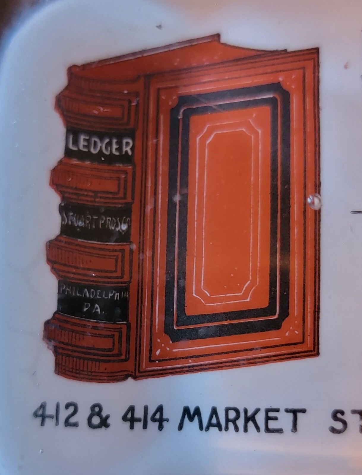 Stuart Bros Blank Book Ledger Mfg Co Philadelphia PA Paperweight 1892