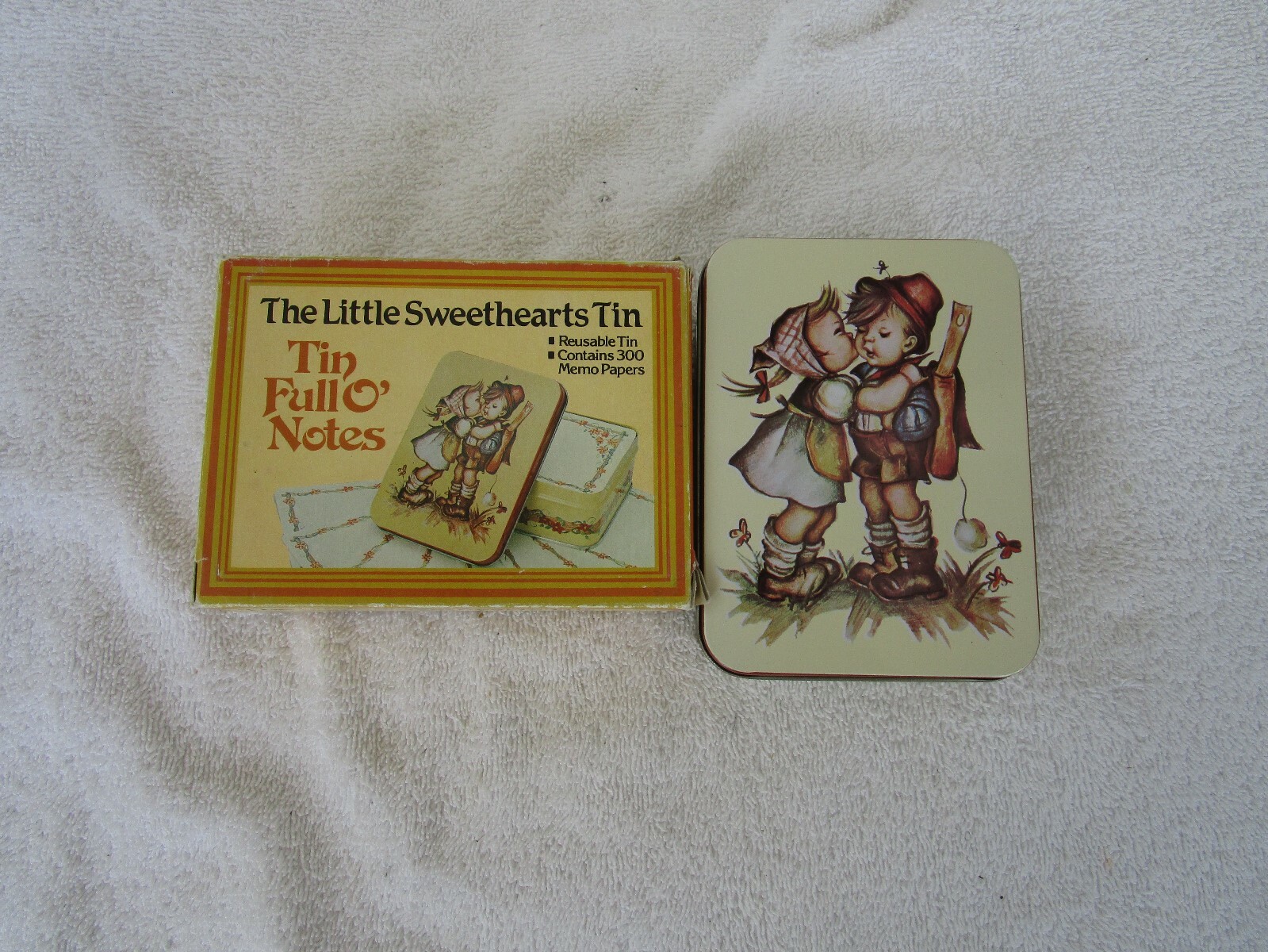 The Little Sweethearts Tin – Vintage – Tin Half Full O’ Notes ~ Giftco, Inc