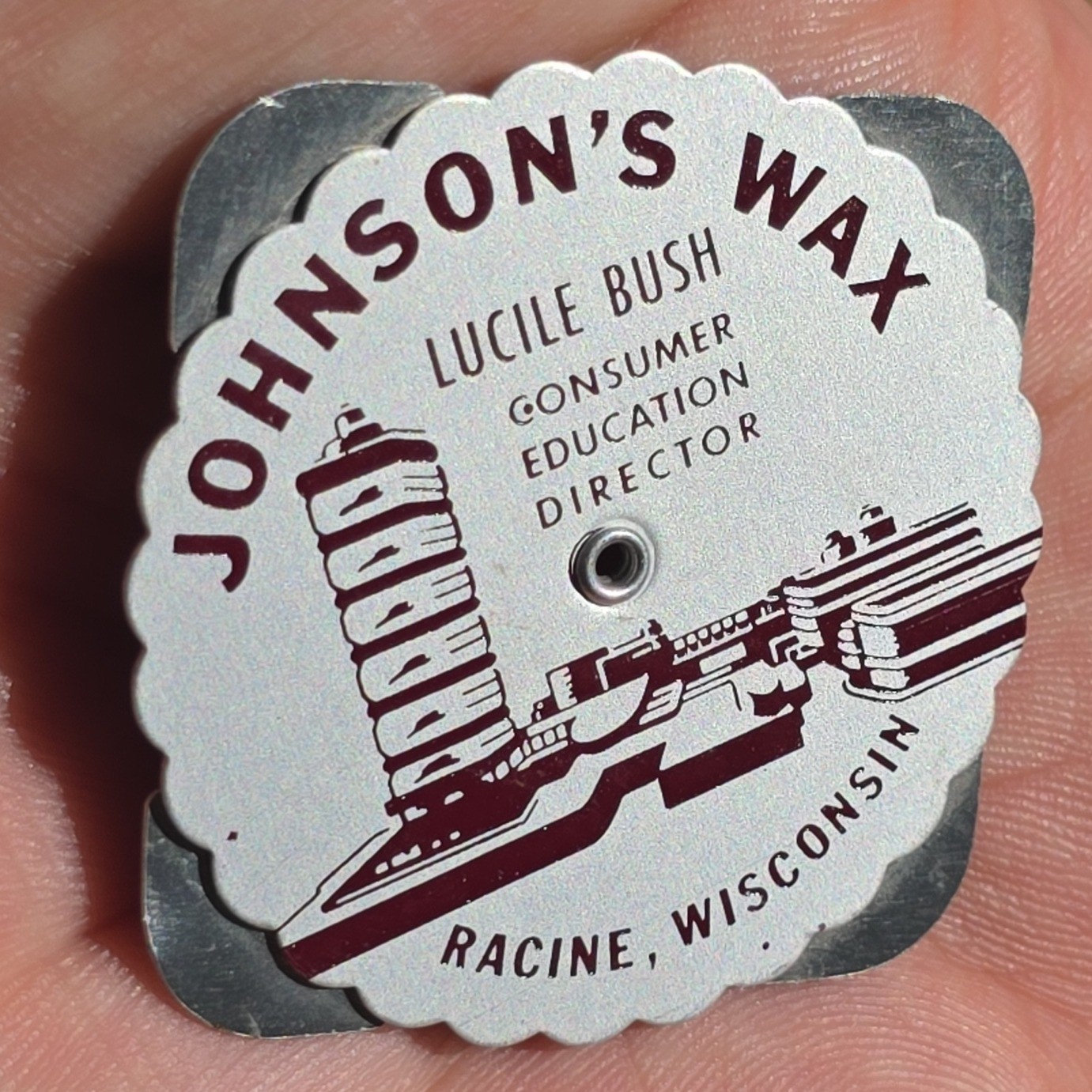 Vintage Johnson’s Wax Lucille Bush Perpetual Calendar 1955-1982 Collectible