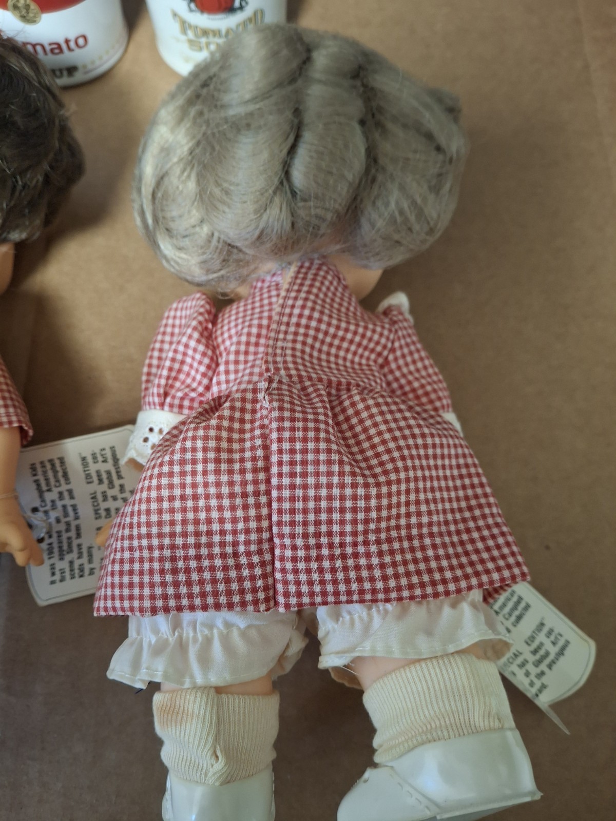 VINTAGE Cambell’s Special Edition Kid Doll 1988 GIRL & BOY SET Campbell’s Soup