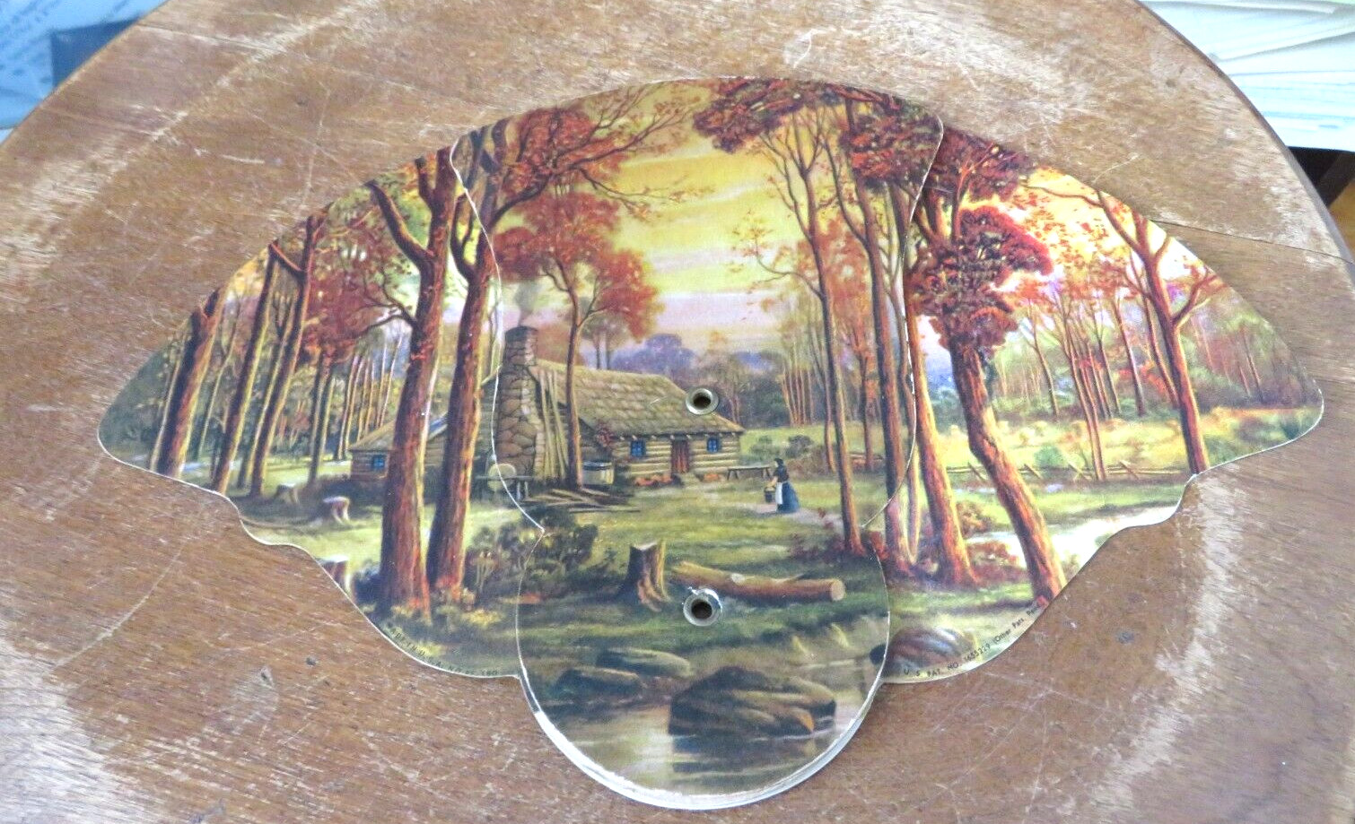 Vintage Advertising Hand Fan, Kavaleer & Beggs Delicatessen, Harrison, NJ